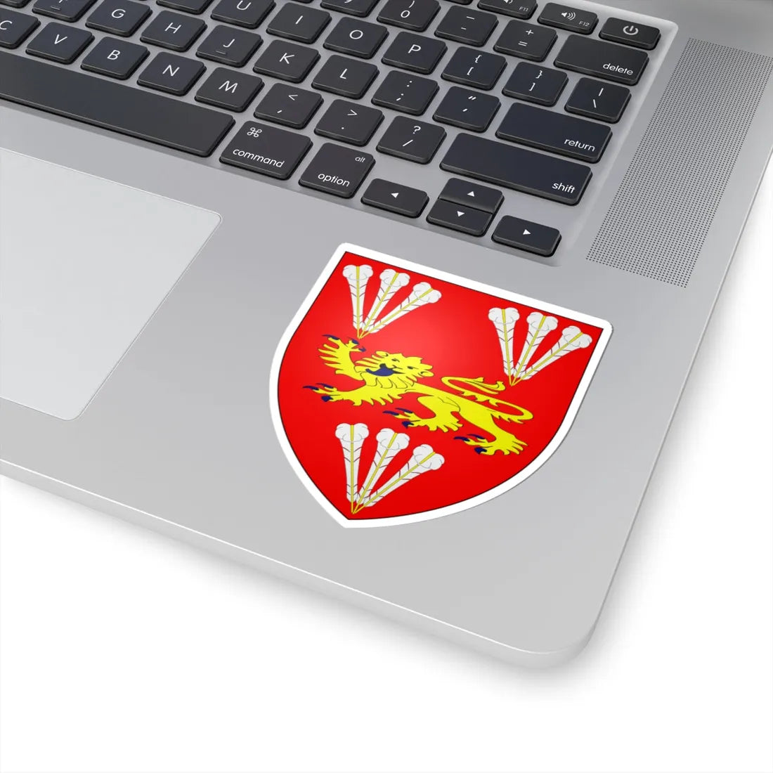 Caernarfon town council shield (United Kingdom) (Coat of Arms) STICKER Vinyl Kiss-Cut Decal - The Sticker Space