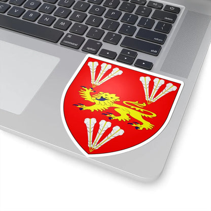 Caernarfon town council shield (United Kingdom) (Coat of Arms) STICKER Vinyl Kiss-Cut Decal - The Sticker Space