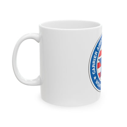 CAEWWS Carrier Airborne Early Warning Weapons School (U.S. Navy) White Coffee Mug-The Sticker Space