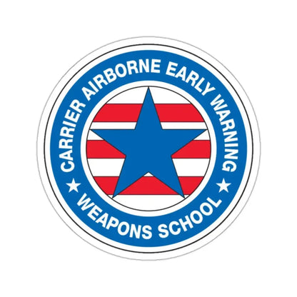 CAEWWS Carrier Airborne Early Warning Weapons School (U.S. Navy) STICKER Vinyl Kiss-Cut Decal 2 Inch White - The Sticker Space