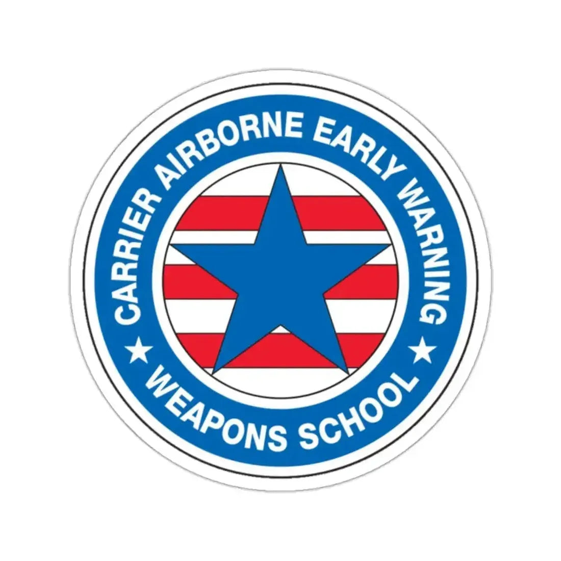 CAEWWS Carrier Airborne Early Warning Weapons School (U.S. Navy) STICKER Vinyl Kiss-Cut Decal - The Sticker Space