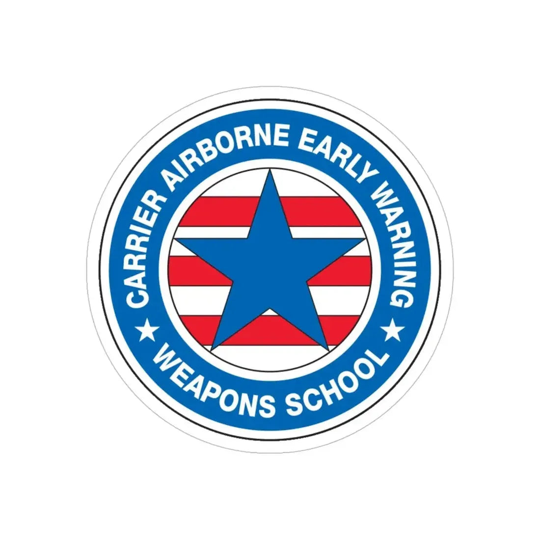 CAEWWS Carrier Airborne Early Warning Weapons School (U.S. Navy) Transparent STICKER Die-Cut Vinyl Decal - The Sticker Space