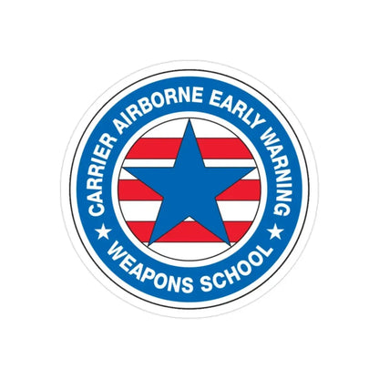 CAEWWS Carrier Airborne Early Warning Weapons School (U.S. Navy) Transparent STICKER Die-Cut Vinyl Decal - The Sticker Space