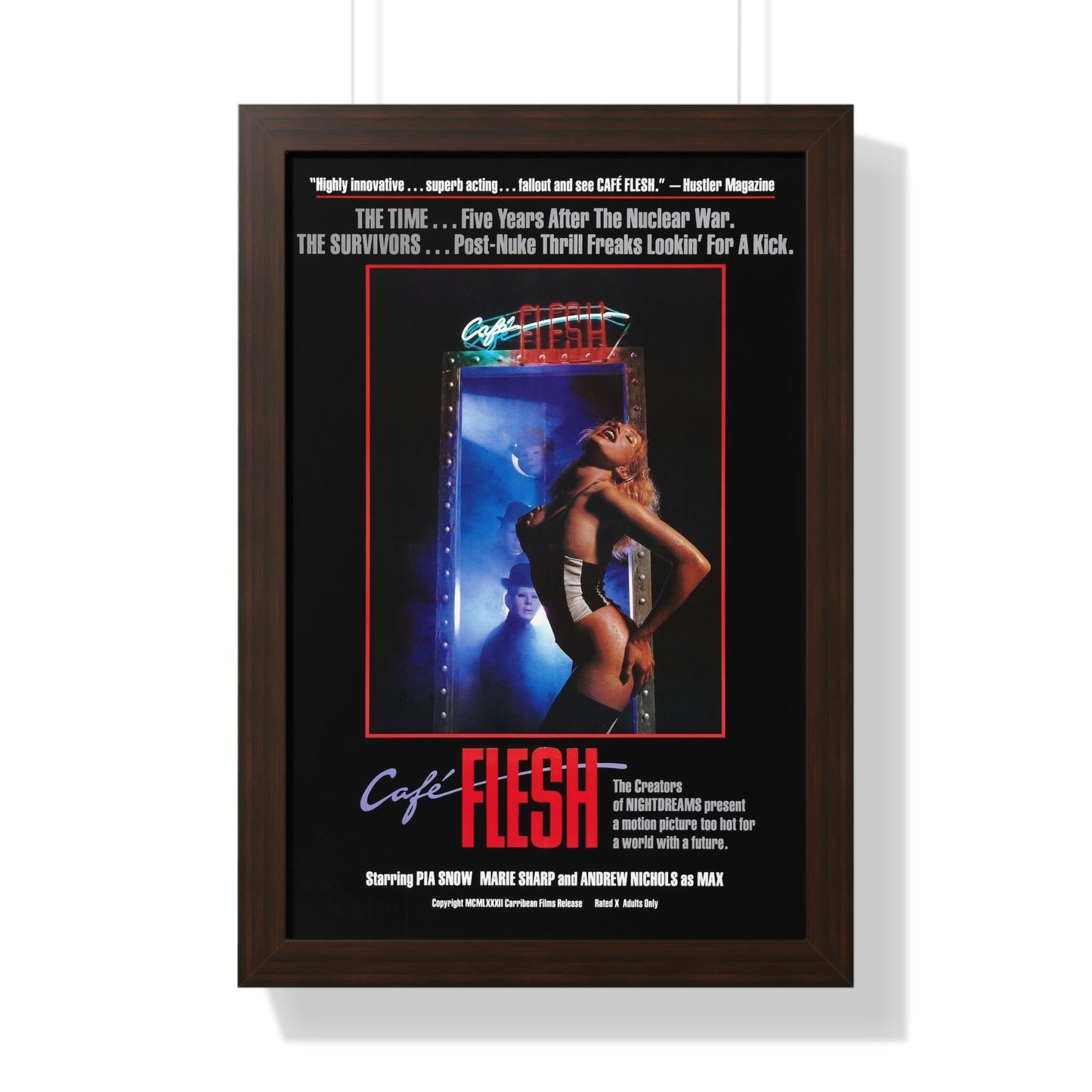 CAFE FLESH 1982 - Framed Movie Poster-16″ x 24″-The Sticker Space