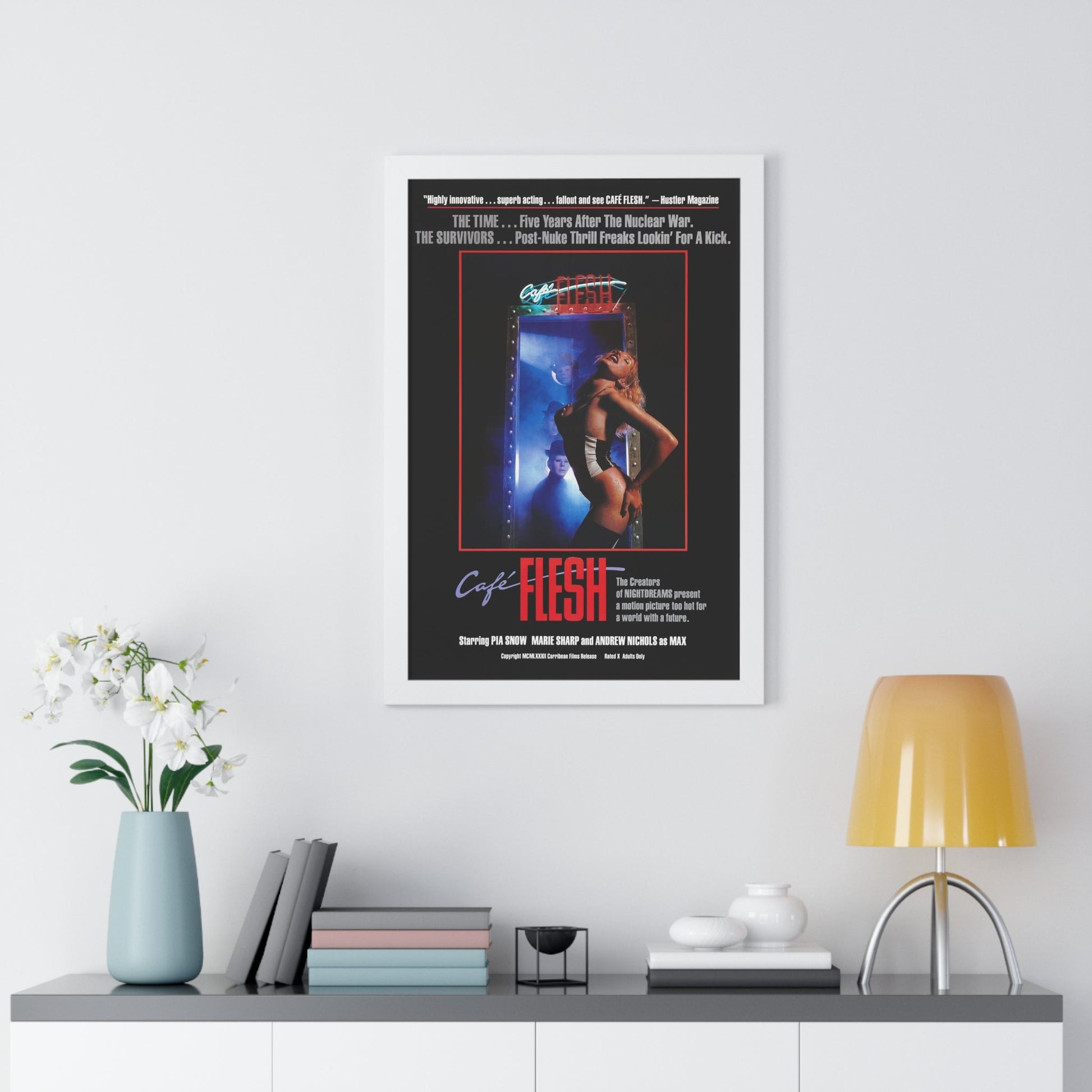 CAFE FLESH 1982 - Framed Movie Poster-The Sticker Space