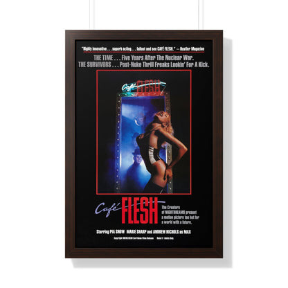 CAFE FLESH 1982 - Framed Movie Poster-20" x 30"-The Sticker Space