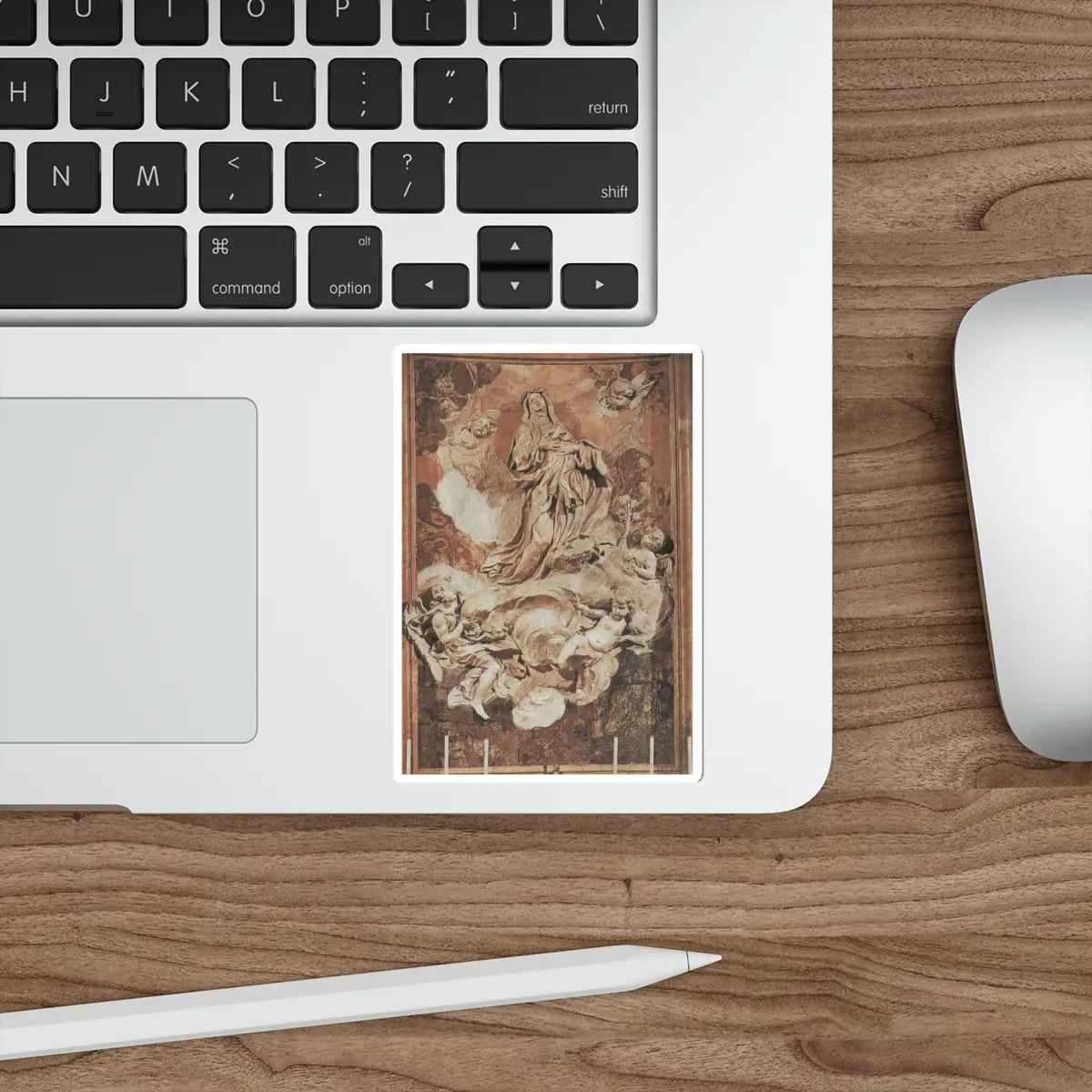 SKU:11734891926554919304 Sticker types:White Shape:Die-Cut Sizes:4" × 4"