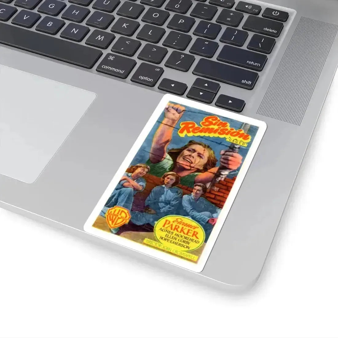 CAGED 1950 Movie Poster - STICKER Vinyl Kiss-Cut Decal - The Sticker Space