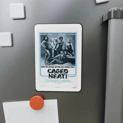 CAGED HEAT! 1974 Movie Poster - Refrigerator Magnet - The Sticker Space