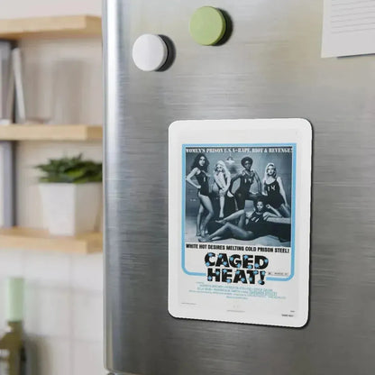 CAGED HEAT! 1974 Movie Poster - Refrigerator Magnet - The Sticker Space
