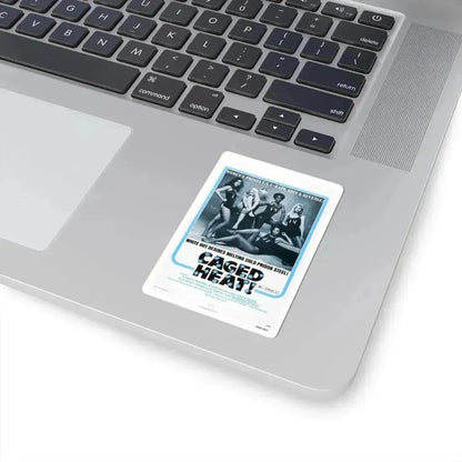 CAGED HEAT! 1974 Movie Poster - STICKER Vinyl Kiss-Cut Decal - The Sticker Space