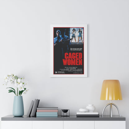 CAGED WOMEN 1970 - Framed Movie Poster-The Sticker Space