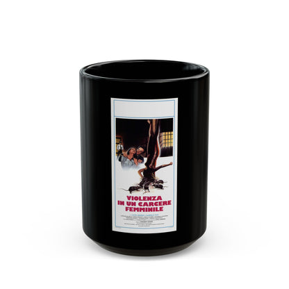 CAGED WOMEN (ITALIAN) 1970 Movie Poster - Black Coffee Mug-15oz-The Sticker Space