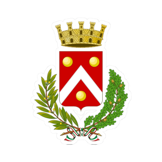 Cagli-Stemma (Italy) (Coat of Arms) STICKER Vinyl Kiss-Cut Decal 2 Inch White - The Sticker Space