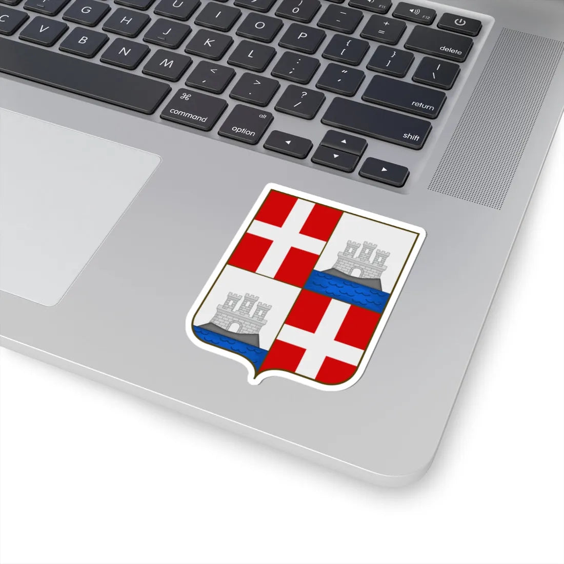 Cagliari coat of arms escutcheon (Italy) (Coat of Arms) STICKER Vinyl Kiss-Cut Decal - The Sticker Space