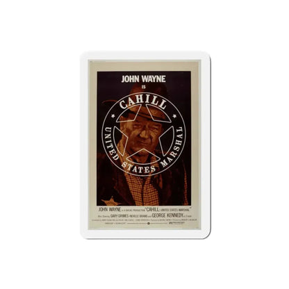 Cahill US Marshal 1973 2 Movie Poster Refrigerator Magnet 2 Inch - The Sticker Space
