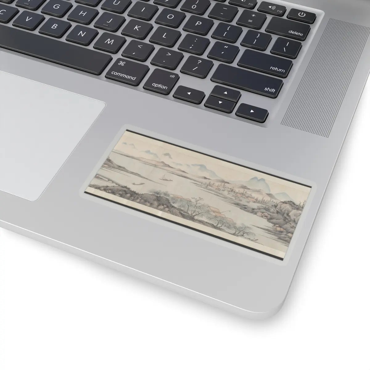 Cai Jia - Landscape in the style of Shen Zhou - 1776 v4 - STICKER Vinyl Kiss-Cut Decal