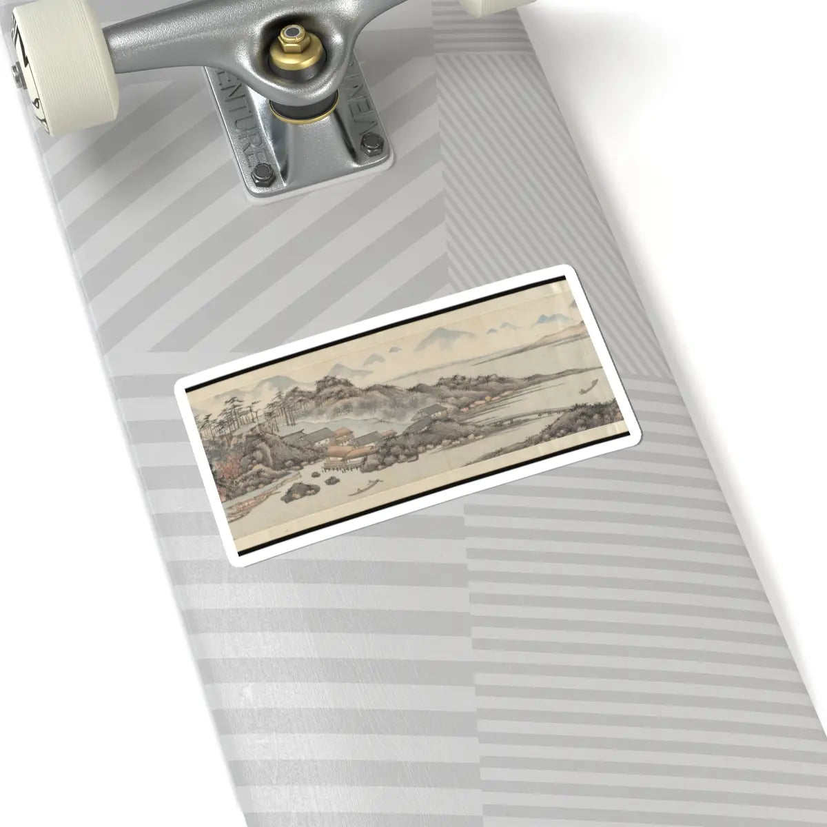 Cai Jia - Landscape in the style of Shen Zhou - 1776 v5 - STICKER Vinyl Kiss-Cut Decal