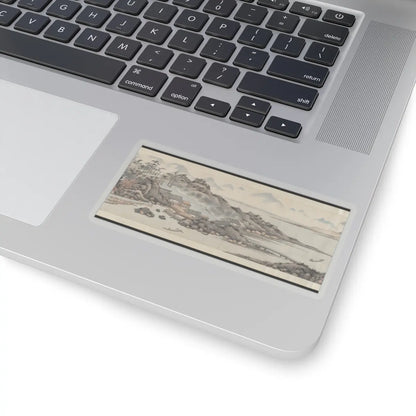 Cai Jia - Landscape in the style of Shen Zhou - 1776 v5 - STICKER Vinyl Kiss-Cut Decal