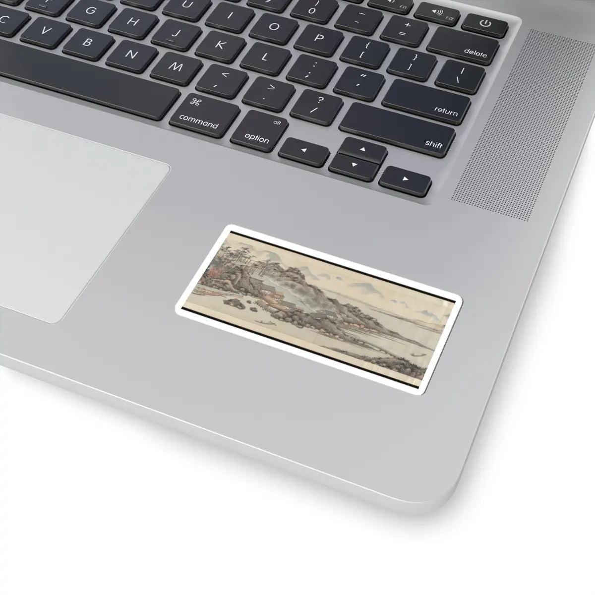 Cai Jia - Landscape in the style of Shen Zhou - 1776 v5 - STICKER Vinyl Kiss-Cut Decal