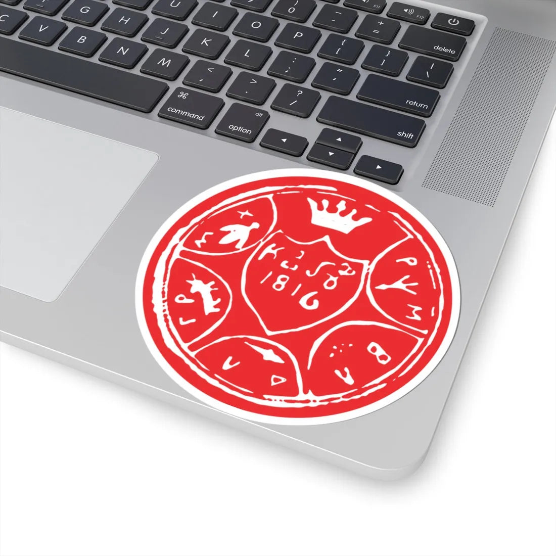 Caimacam of Craiova seal under Constantin Suțu 1816 (Algeria) (Coat of Arms) STICKER Vinyl Kiss-Cut Decal - The Sticker Space