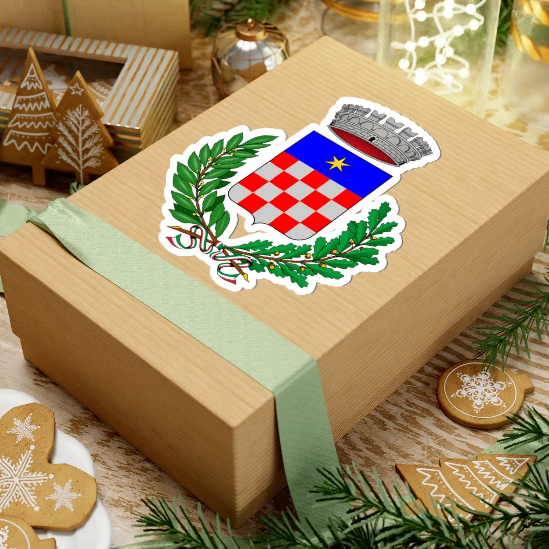 Cairate-Stemma (Italy) (Coat of Arms) STICKER Vinyl Kiss-Cut Decal - The Sticker Space