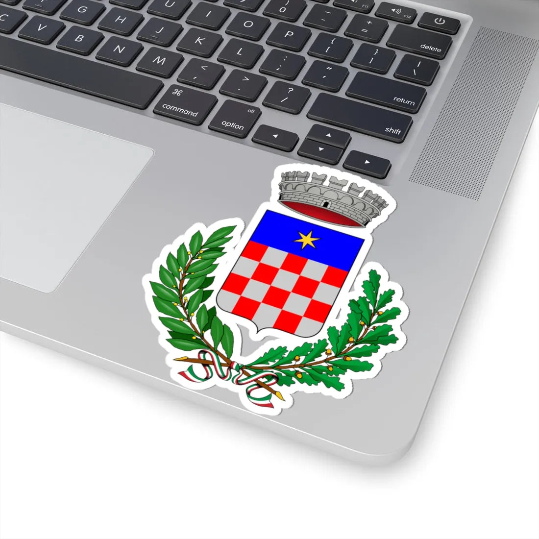 Cairate-Stemma (Italy) (Coat of Arms) STICKER Vinyl Kiss-Cut Decal - The Sticker Space