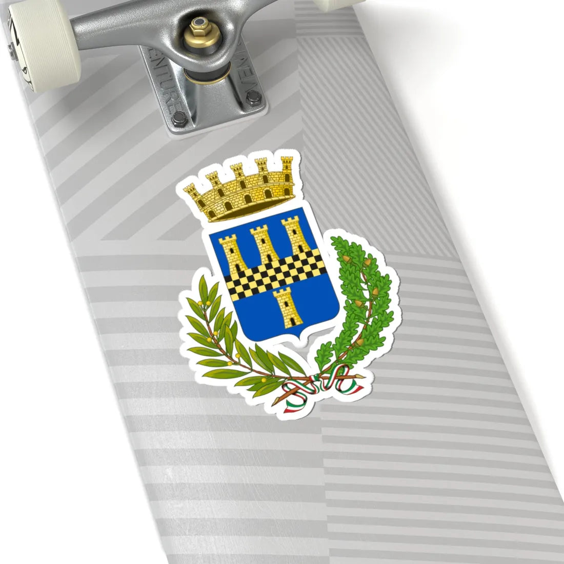 Cairo Montenotte-Stemma (Italy) (Coat of Arms) STICKER Vinyl Kiss-Cut Decal - The Sticker Space