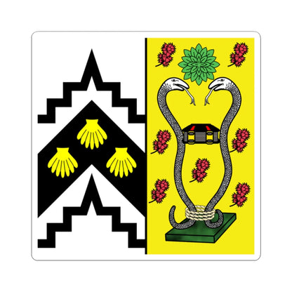 Caius College Crest square (England) (Coat of Arms) STICKER Vinyl Kiss-Cut Decal 2 Inch White - The Sticker Space