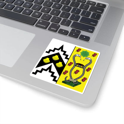 Caius College Crest square (England) (Coat of Arms) STICKER Vinyl Kiss-Cut Decal - The Sticker Space