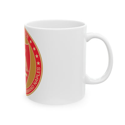 CAJFC Naples Commander Allied Joint Forces (U.S. Navy) White Coffee Mug-The Sticker Space