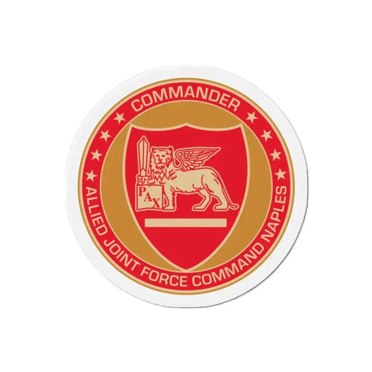 CAJFC Naples Commander Allied Joint Forces (U.S. Navy) Refrigerator Magnet 2 Inch - The Sticker Space