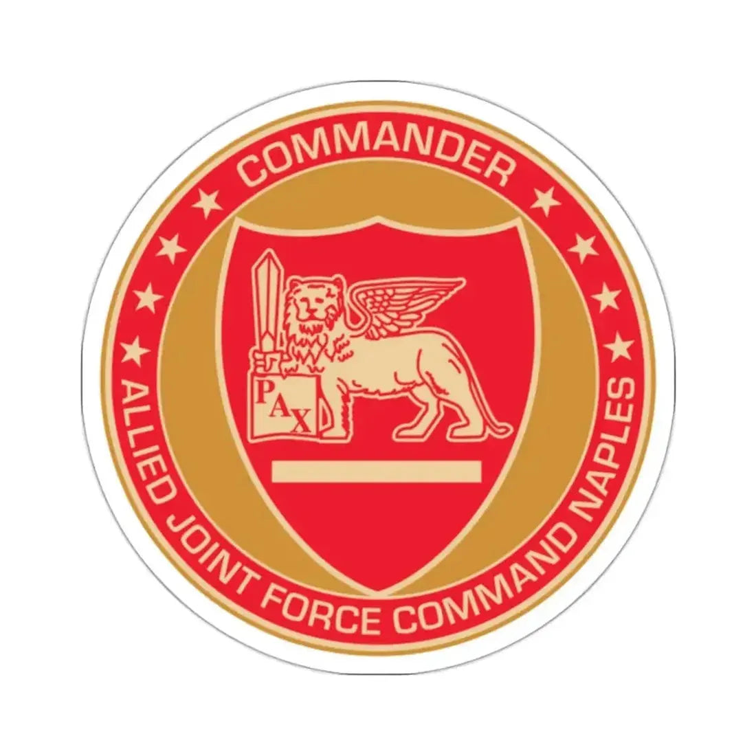 CAJFC Naples Commander Allied Joint Forces (U.S. Navy) STICKER Vinyl Kiss-Cut Decal - The Sticker Space