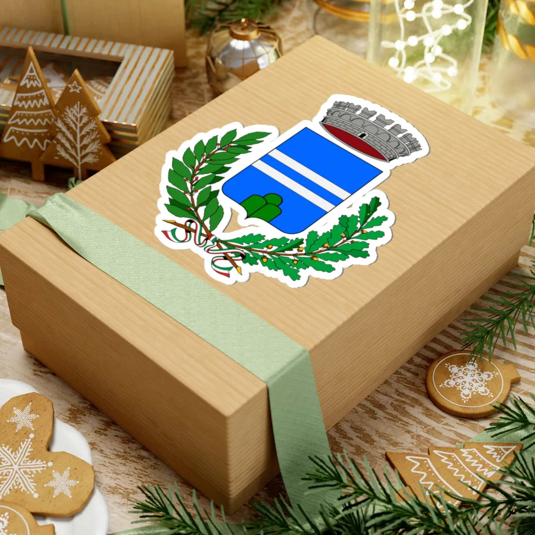 Calamonaci-CoA (Italy) (Coat of Arms) STICKER Vinyl Kiss-Cut Decal - The Sticker Space