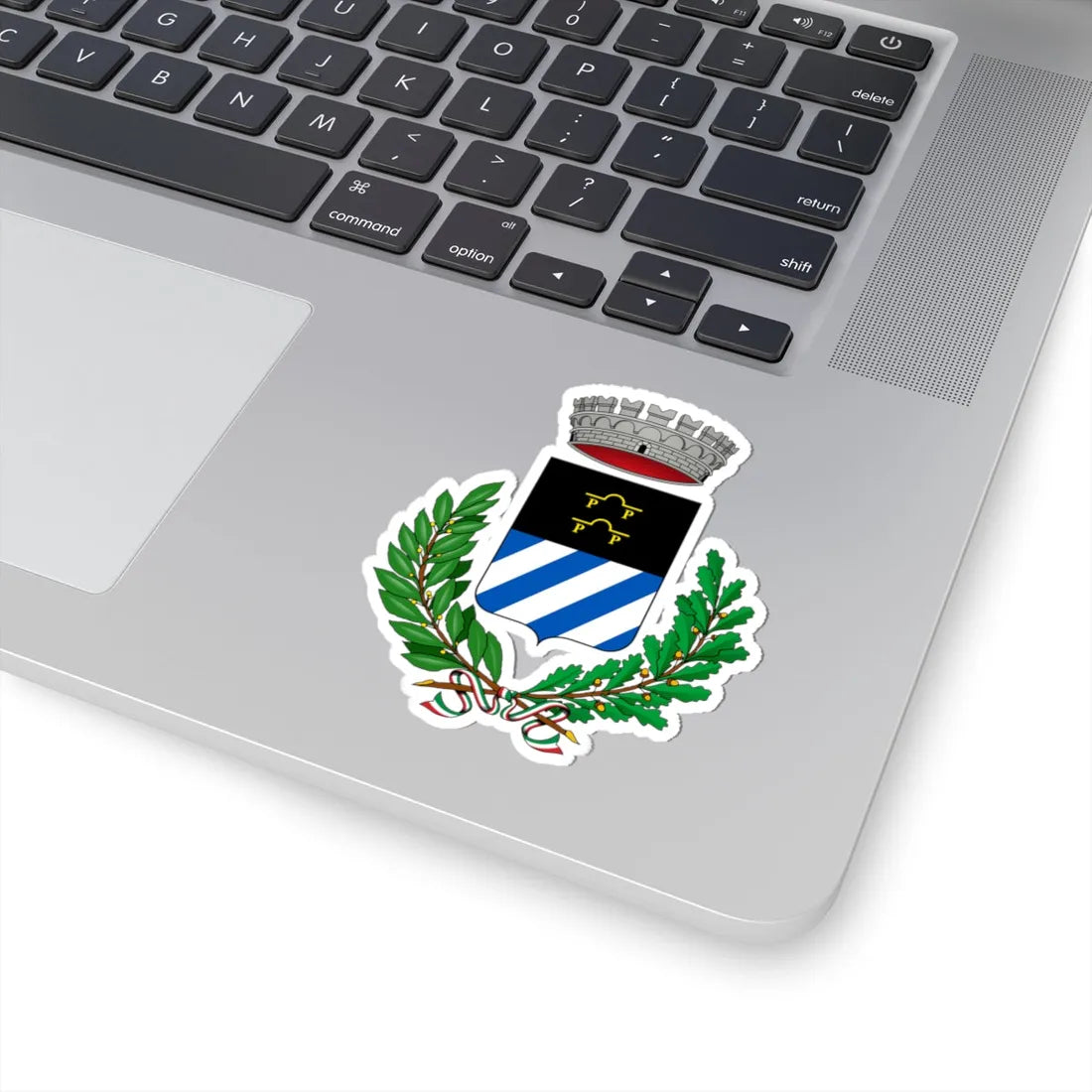 Calcinate-Stemma (Italy) (Coat of Arms) STICKER Vinyl Kiss-Cut Decal - The Sticker Space