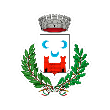Calco Italia-Stemma (Italy) (Coat of Arms) STICKER Vinyl Kiss-Cut Decal 2 Inch White - The Sticker Space
