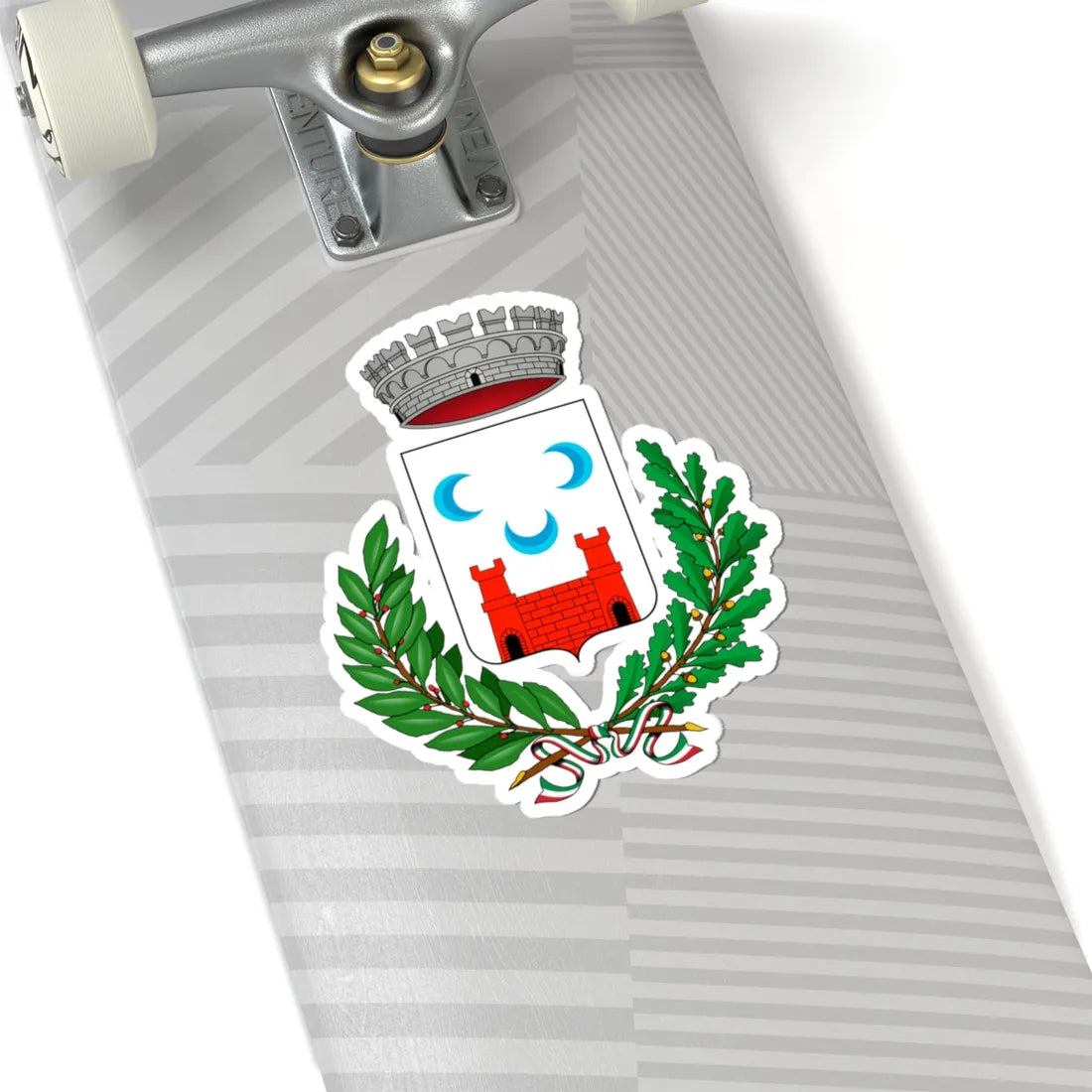 Calco Italia-Stemma (Italy) (Coat of Arms) STICKER Vinyl Kiss-Cut Decal - The Sticker Space
