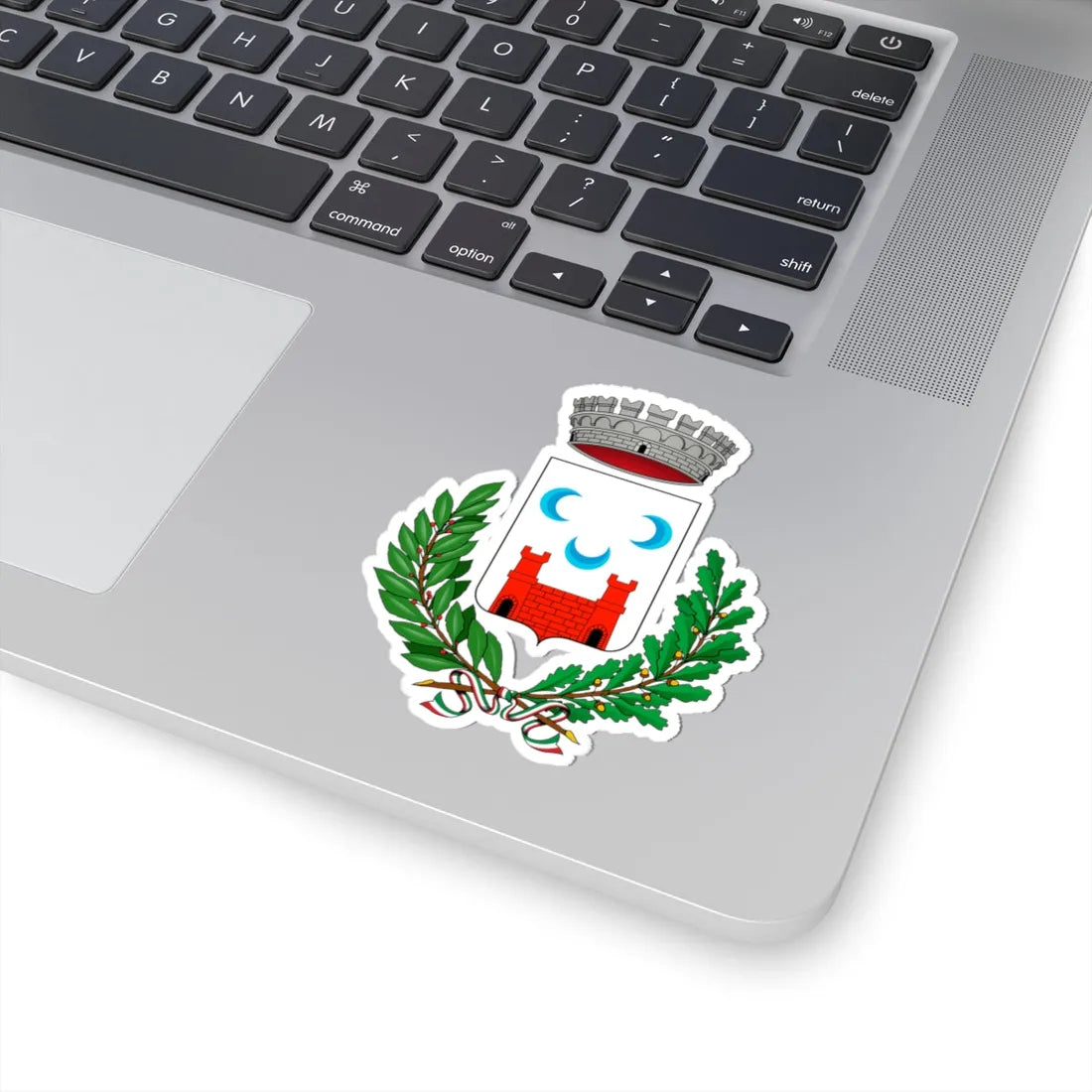 Calco Italia-Stemma (Italy) (Coat of Arms) STICKER Vinyl Kiss-Cut Decal - The Sticker Space