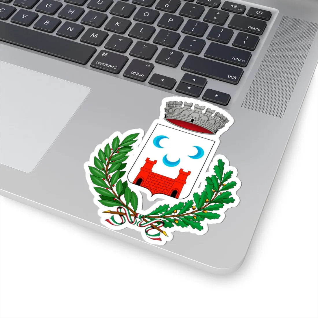Calco Italia-Stemma (Italy) (Coat of Arms) STICKER Vinyl Kiss-Cut Decal - The Sticker Space