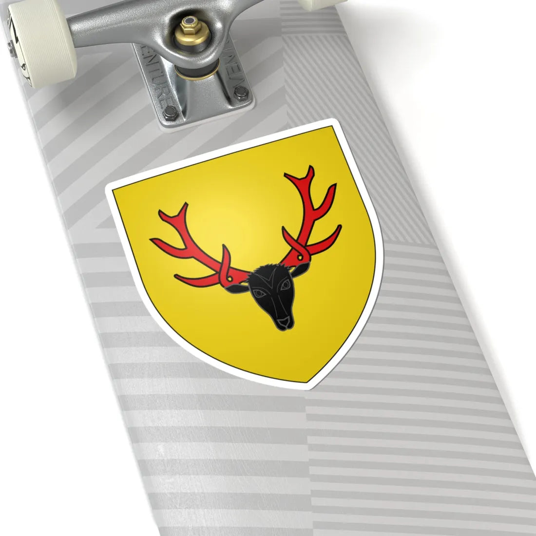 Calder of Calder arms (Scotland) (Coat of Arms) STICKER Vinyl Kiss-Cut Decal - The Sticker Space