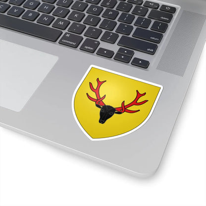 Calder of Calder arms (Scotland) (Coat of Arms) STICKER Vinyl Kiss-Cut Decal - The Sticker Space