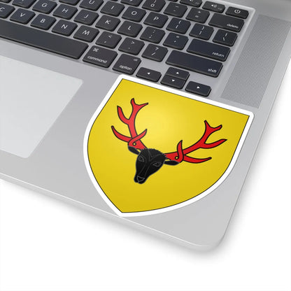 Calder of Calder arms (Scotland) (Coat of Arms) STICKER Vinyl Kiss-Cut Decal - The Sticker Space