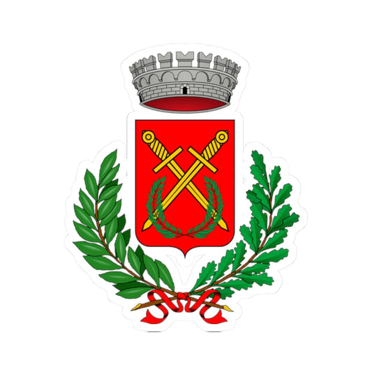 Caldiero-Stemma (Italy) (Coat of Arms) STICKER Vinyl Kiss-Cut Decal 2 Inch White - The Sticker Space