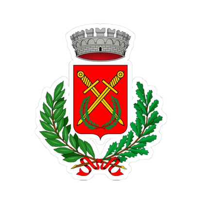 Caldiero-Stemma (Italy) (Coat of Arms) STICKER Vinyl Kiss-Cut Decal 3 Inch White - The Sticker Space