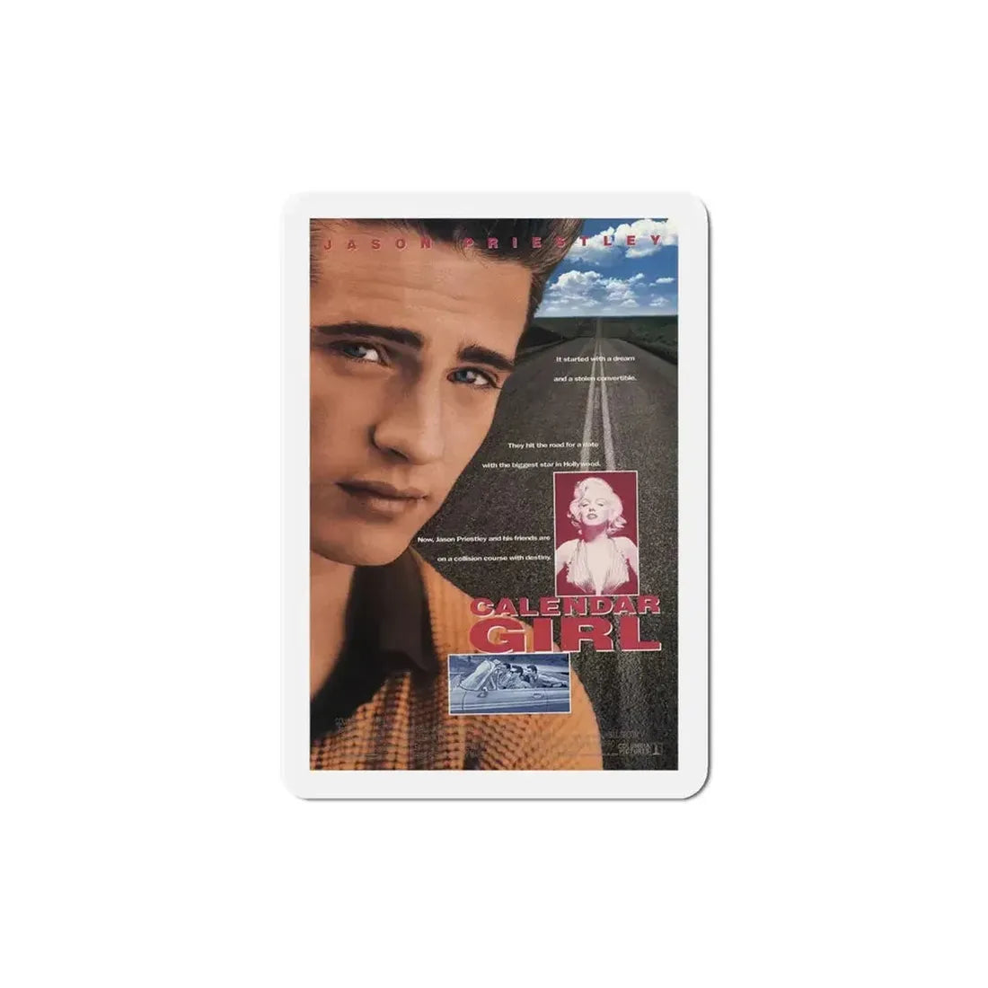 Calendar Girl 1993 Movie Poster Refrigerator Magnet 4 Inch - The Sticker Space