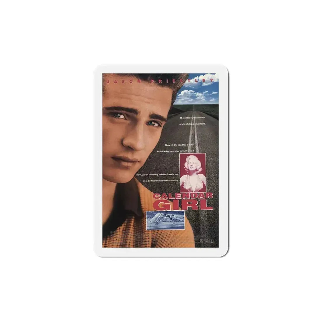 Calendar Girl 1993 Movie Poster Refrigerator Magnet 6 Inch - The Sticker Space