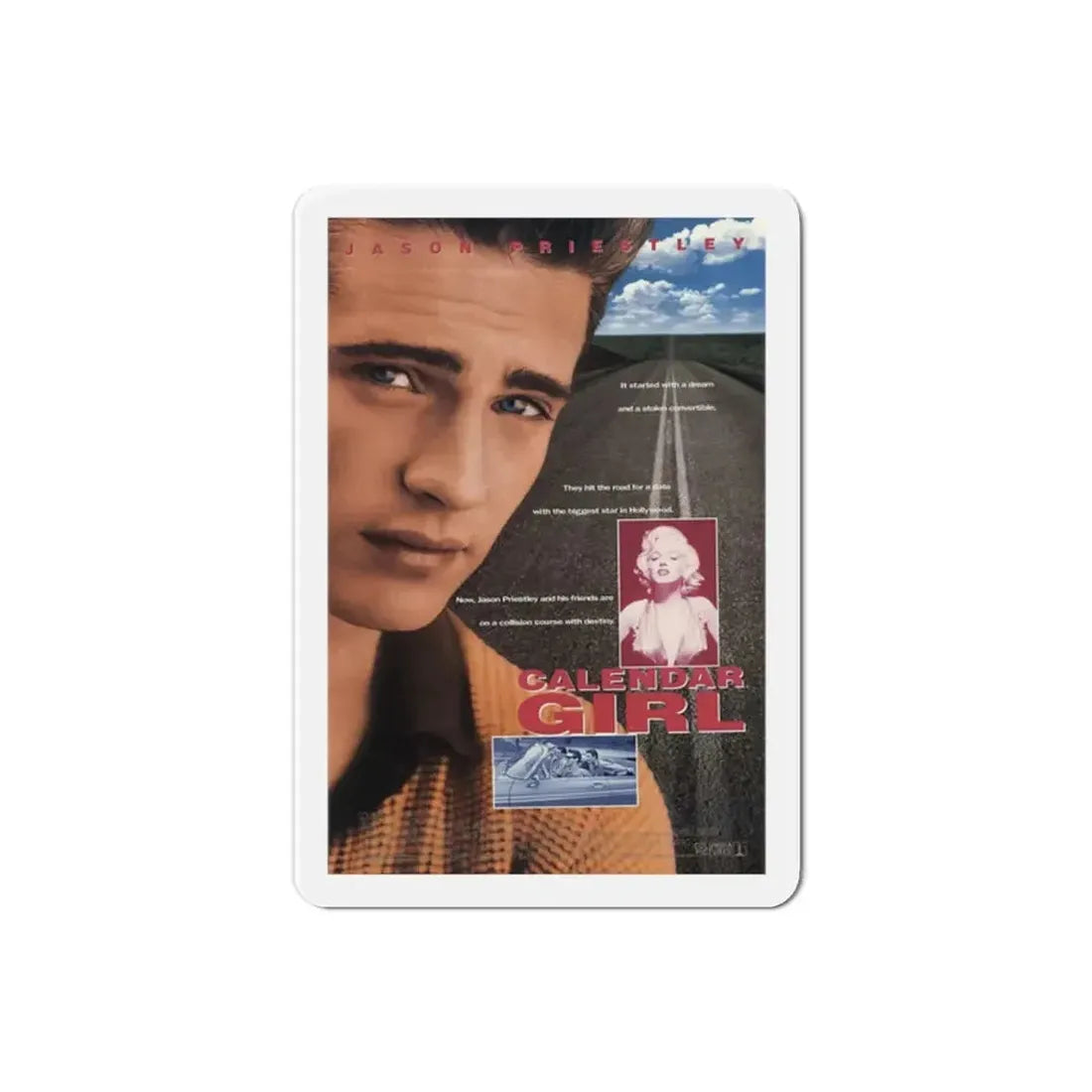Calendar Girl 1993 Movie Poster Refrigerator Magnet - The Sticker Space