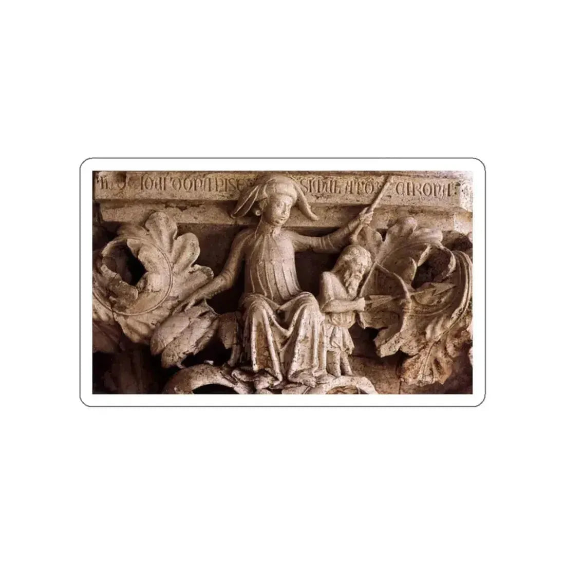 CALENDARIO, Filippo - CALENDARIO, Filippo - Capital2 (Artwork) STICKER Vinyl Die-Cut Decal White Die-Cut 2 Inch - The Sticker Space