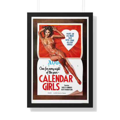 CALENDER GIRLS 1977 - Framed Movie Poster-20" x 30"-The Sticker Space