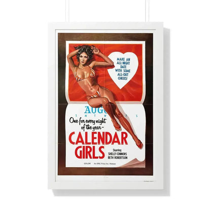 CALENDER GIRLS 1977 - Framed Movie Poster - The Sticker Space